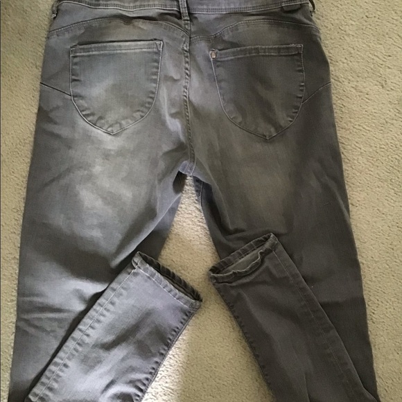 H&M low waist grey wash jeggings - Picture 9 of 11